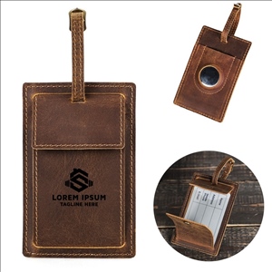 Classic Genuine Leather Luggage Tag